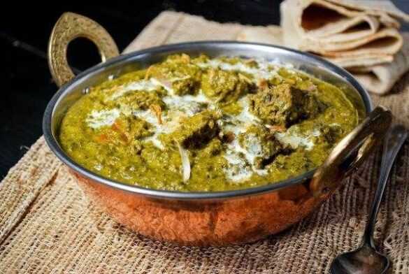 Saag Goat Curry